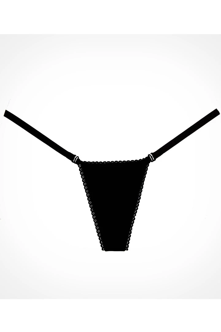 Allure Between The Cheeks Black G-String Panty Lingerie 5 Allure Between The Cheeks Black G-String Panty Lingerie