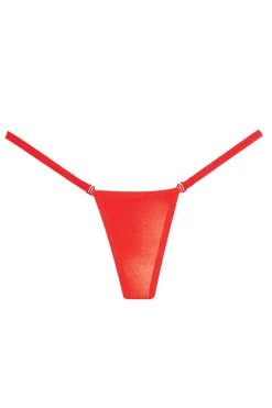 Allure Lingerie Between The Cheeks Red G-String Panty