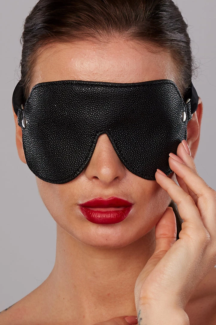 Allure BDSM Pebbled Mask With Ribbon Ties 5 Allure BDSM Pebbled Mask With Ribbon Ties