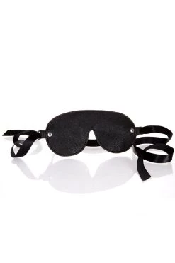 Allure BDSM Pebbled Mask With Ribbon Ties