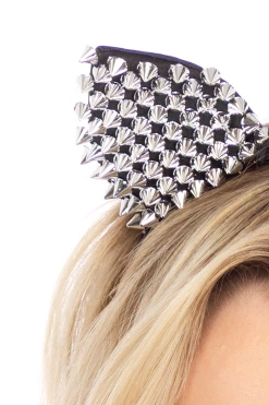 Leg Avenue Costumes Silver Studded Cat Ears Costume Accessory