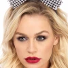 Leg Avenue Costumes Silver Studded Cat Ears Costume Accessory