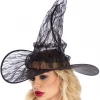 Leg Avenue Black Lace Witch Hat