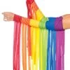 Leg Avenue Rainbow Fringe Arm Pieces Rainbow Clothing 1 Leg Avenue Rainbow Fringe Arm Pieces Rainbow Clothing