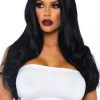 Leg Avenue Long Wavy Black Wig