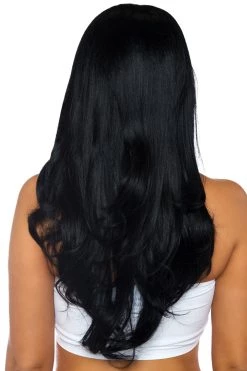 Leg Avenue Long Wavy Black Wig