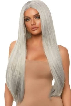 Leg Avenue Costumes 33" Grey Extra Long Wig
