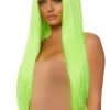 Leg Avenue 33" Neon Green Extra Long Wig 2 Leg Avenue 33" Neon Green Extra Long Wig