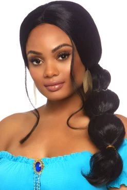 Leg Avenue Costumes 26" Long Black Princess Wig
