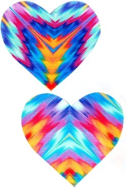 NevaNude Accessories Aztec Rave Heart Nipple Pasties