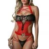 G World Intimates Lust-Have Red & Black Teddy 1 G World Intimates Lust-Have Red & Black Teddy