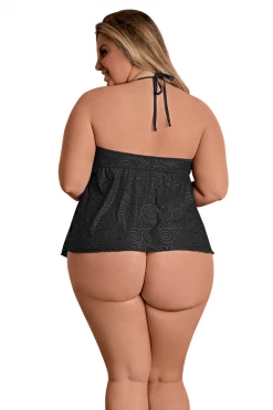 Magic Silk Lingerie Hypnotic Cupless & Crotchless Baby Doll Set