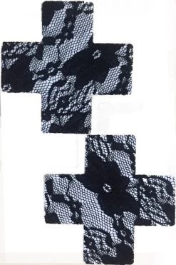 NevaNude Accessories Black Sheer Lace Nipple Pasties