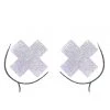 NevaNude Super Bling Rhinestone Double X Nipple Pasties 1 NevaNude Super Bling Rhinestone Double X Nipple Pasties