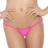 BodyShotz Lingerie Low T-Back Thong - Neon Pink