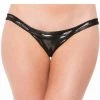 BodyShotz Dancewear Wide Strap Scrunch Butt - Black Foil