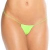 BodyShotz Thong Bottom W/ String Strap - Neon Green Dancewear