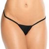 BodyShotz Dancewear Cover Strap Thong Bottom - Black