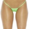 BodyShotz Scrunch Front Thong Bottom - Neon Green