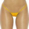 BodyShotz Scrunch Front Thong Bottom - Neon Orange