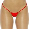 BodyShotz Scrunch Front Thong Bottom - Red Dancewear