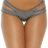 BodyShotz Black Sparkle Side Cut Bottoms