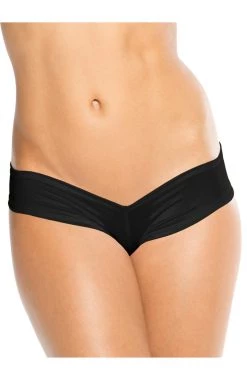 BodyShotz Dancewear Tiny & Mighty Black Micro Booty Short
