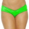 BodyShotz Tiny & Mighty Neon Green Micro Booty Short
