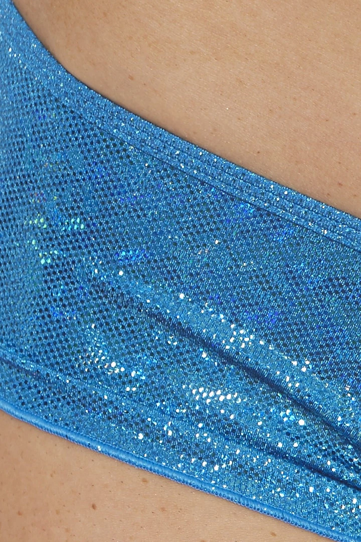 BodyShotz Dancewear Blue Sparkle Scrunch Micro Shorts 5 BodyShotz Dancewear Blue Sparkle Scrunch Micro Shorts