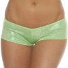 BodyShotz Green Sparkle Scrunch Micro Shorts