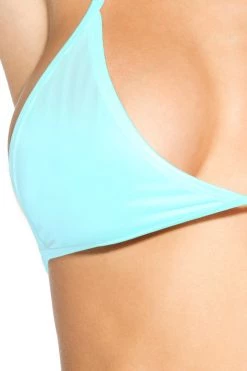 BodyShotz Baby Blue Small Halter Triangle Top Dancewear