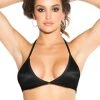BodyShotz Black Small Halter Triangle Top Dancewear