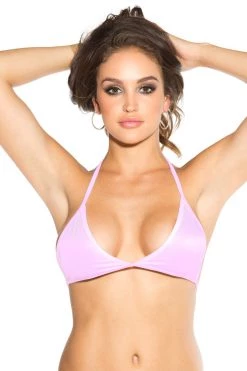 BodyShotz Dancewear Baby Pink Small Halter Triangle Top