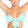 BodyShotz Bow Front Top - Baby Blue Dancewear 2 BodyShotz Bow Front Top - Baby Blue Dancewear