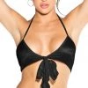 BodyShotz Bow Front Top - Black 1 BodyShotz Bow Front Top - Black