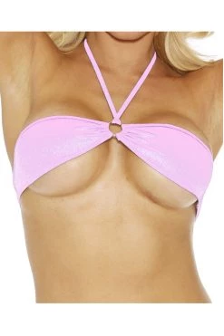 BodyShotz Baby Pink Bandeau Bikini Top Dancewear