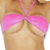 BodyShotz Dancewear Neon Pink Bandeau Bikini Top