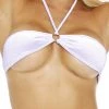 BodyShotz White Bandeau Bikini Top Dancewear