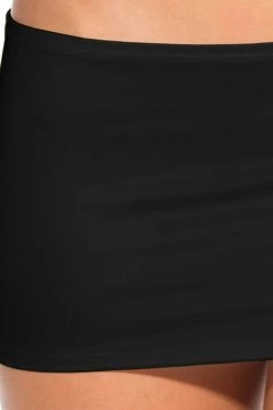 BodyShotz Dancewear Money Maker Stretch Black Mini Skirt