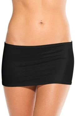 BodyShotz Dancewear Money Maker Stretch Black Mini Skirt