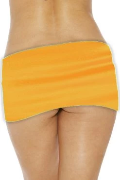 BodyShotz Dancewear Neon Orange Micro Mini Skirt