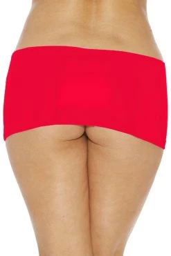 BodyShotz Red Micro Mini Skirt Dancewear