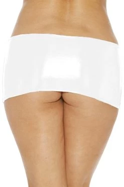 BodyShotz Dancewear White Micro Mini Skirt