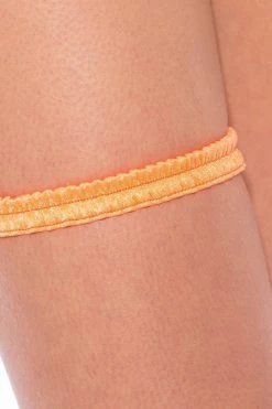 BodyShotz Neon Orange Leg Garter