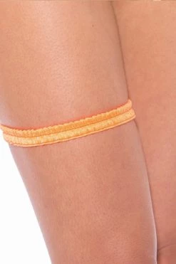 BodyShotz Neon Orange Leg Garter