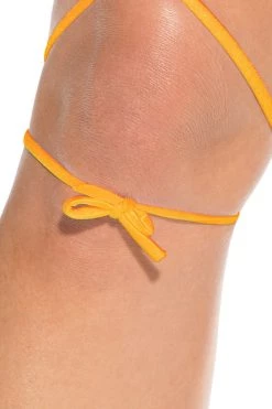 BodyShotz Lingerie Neon Orange Short Leg Strap