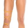 BodyShotz Lingerie Neon Orange Short Leg Strap