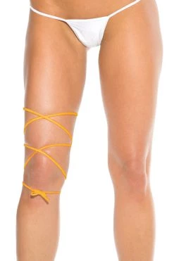BodyShotz Lingerie Neon Orange Short Leg Strap