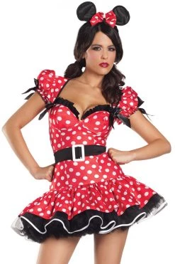 Be Wicked Flirty Ms Mouse Women's Costume