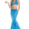 Be Wicked Women's Blue Fin Mermaid Costume Costumes
